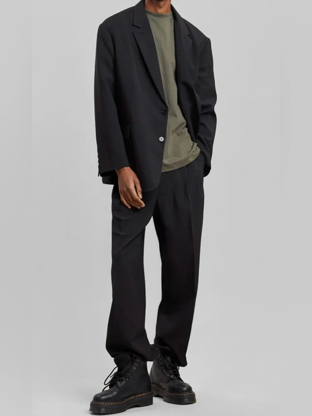 The Frankie Shop Black Oversized BEO Blazer Size XL